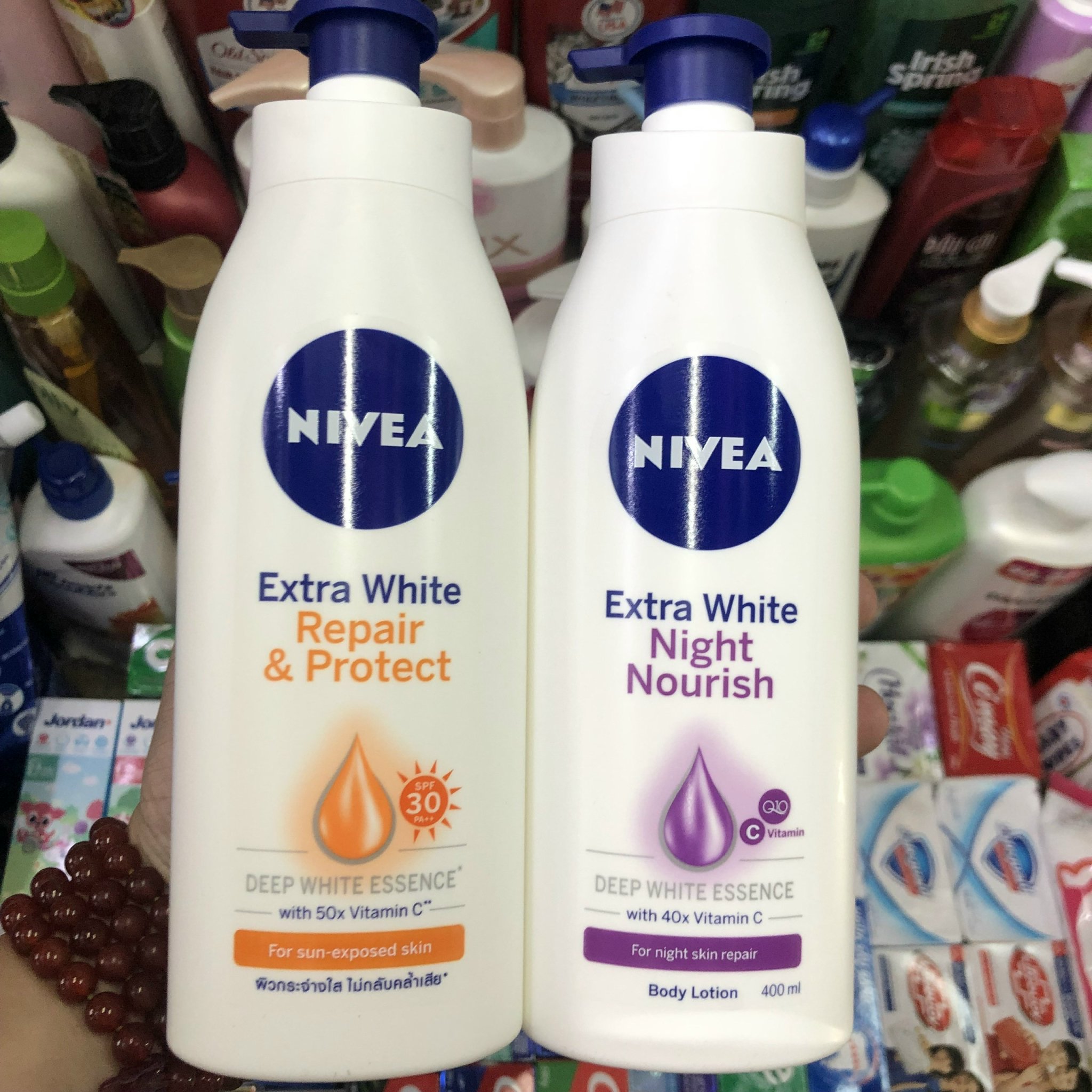 Dưỡng thể nivea bổ sung collagen - dưỡng trắng ngày và đêm 400ml