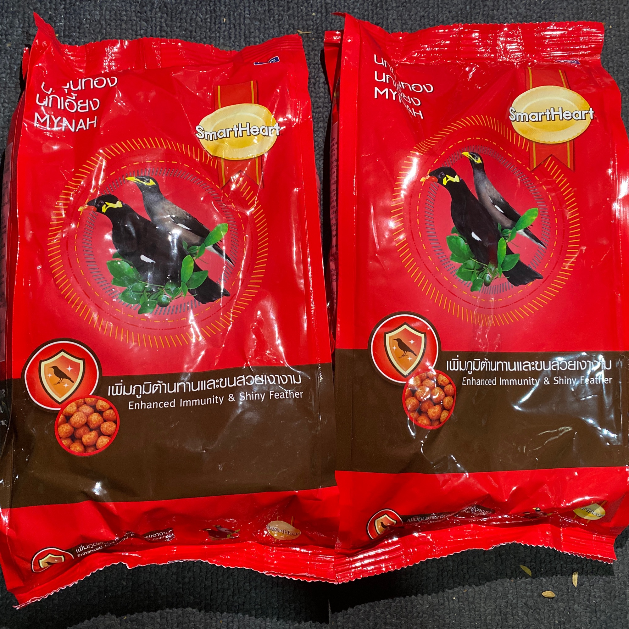 Cám Ớt SmartHeart Thái 400g   |Thức Ăn Cho Chim Nhồng, Sáo, Cưỡng,Két