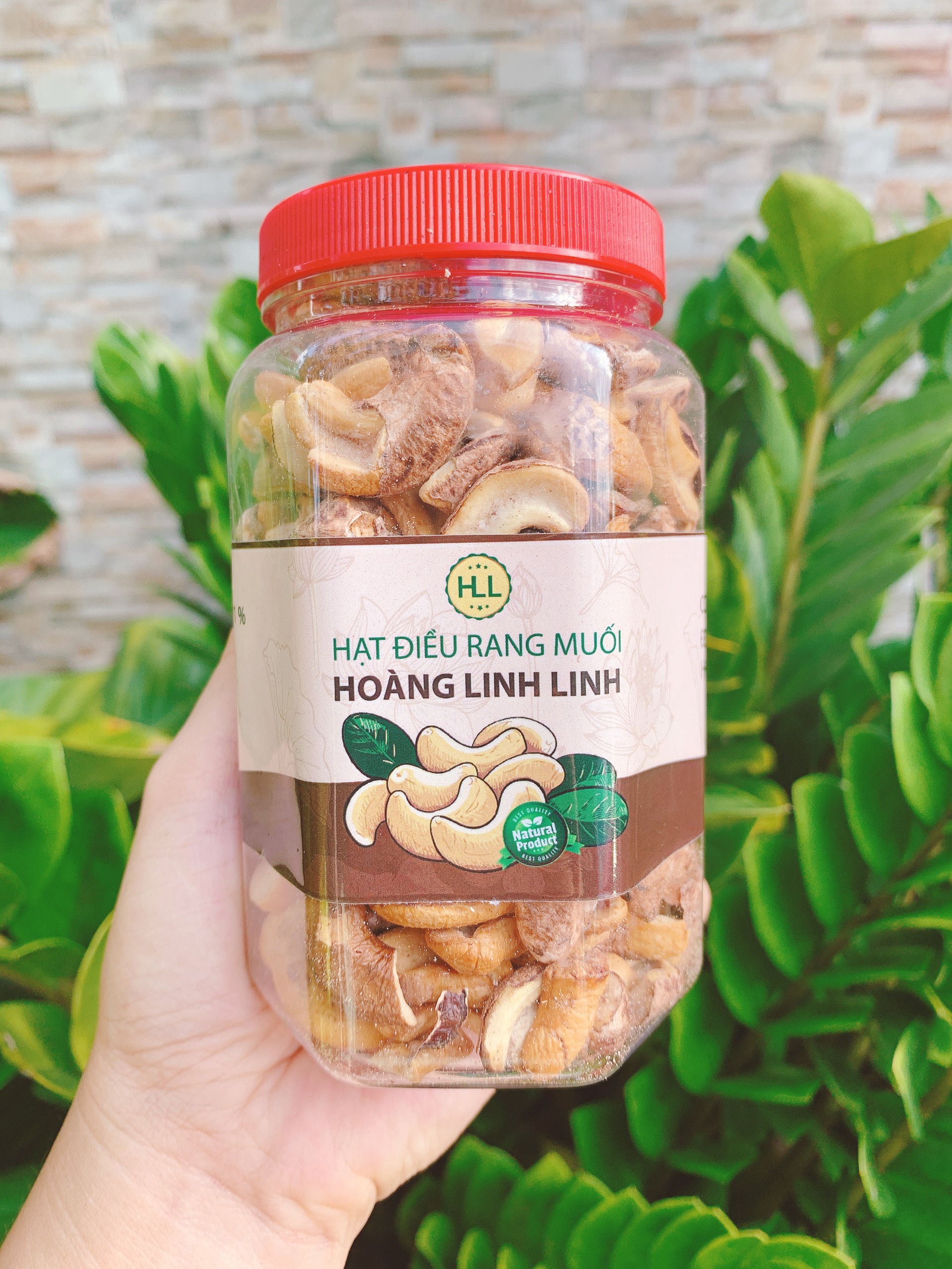   HCM HÀNG CHUẨN XUẤT KHẨU - 250G HẠT ĐIỀU RANG MUỐI LOẠI A CỒ BỂ ĐÔI BỂ BA CÒN VỎ LỤA- HẠT ĐIỀU HOÀNG LINH LINH 