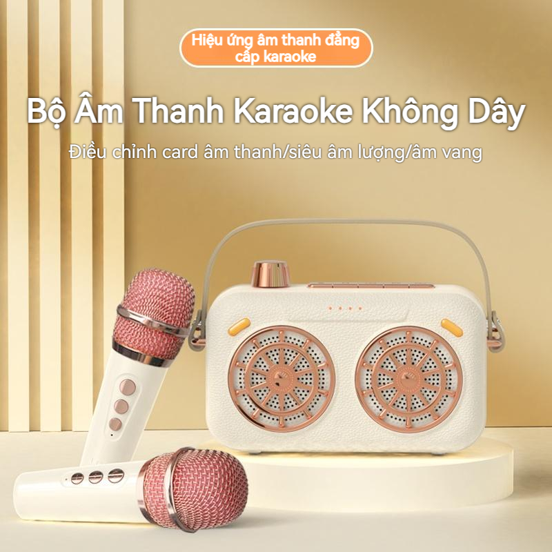 POLVCDG Micro Bluetooth Karaoke hỗ trợ khe cắm thẻ nhớ, loa kéo karaoke cao cấp, micro không dây, Loa karaoke, Mic loa bluetooth, loa bluetooth bảo hành 6 tháng, Micro Bluetooth, Micro không dây, mic bluetooth Bh 6 Tháng,dàn karaoke gia đình
