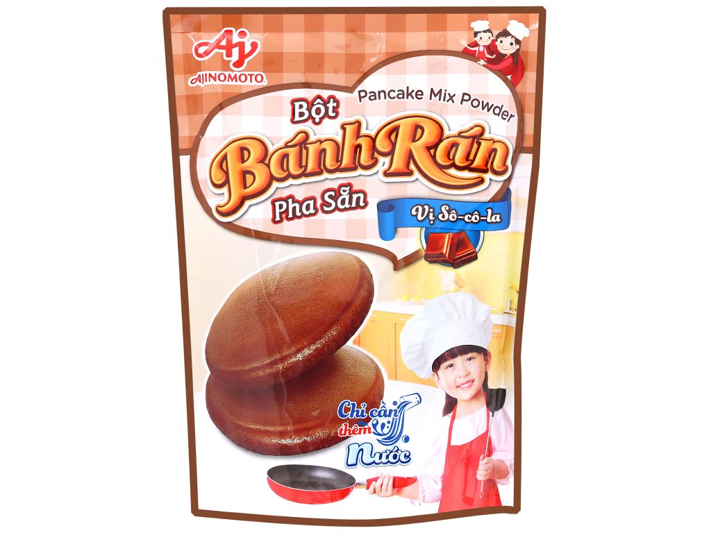 Bột bánh rán pha sẵn ajinomoto socola