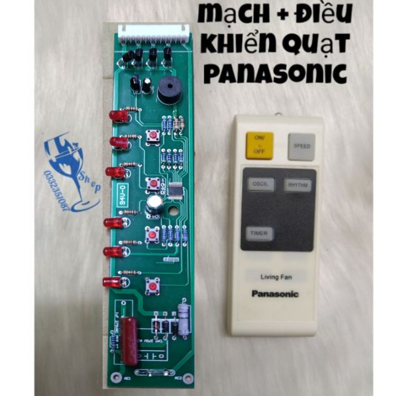 [Mã ELHA9 giảm 15% đơn 50K] Bộ điều khiển + bo mạch điều khiển quạt cây Panasonic hàng đẹp . Bảo hành 1 tháng