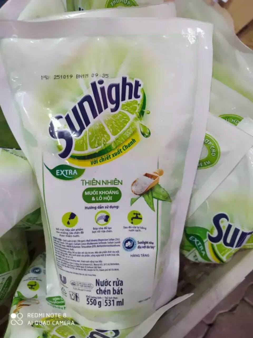 Nước rửa chén Sunlight