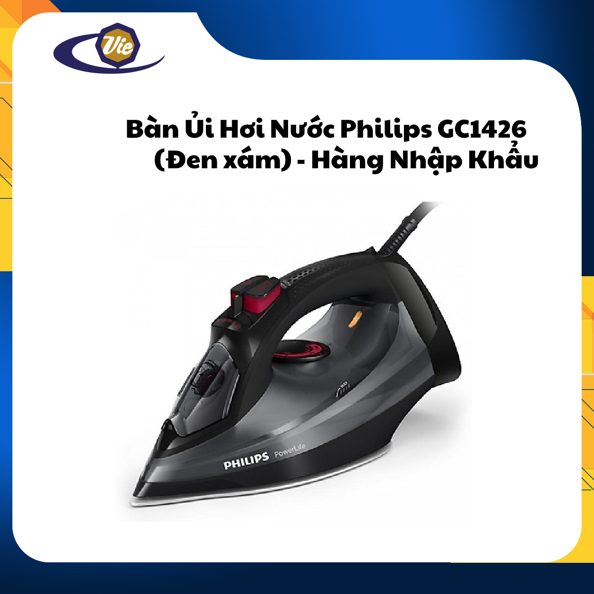 Bàn ủi hơi nước Philips GC2998 - Hàng chính hãng
