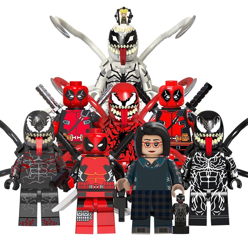 Minifigures deadpool venom nhân vật siêu anh hùng lắp ráp tv6203