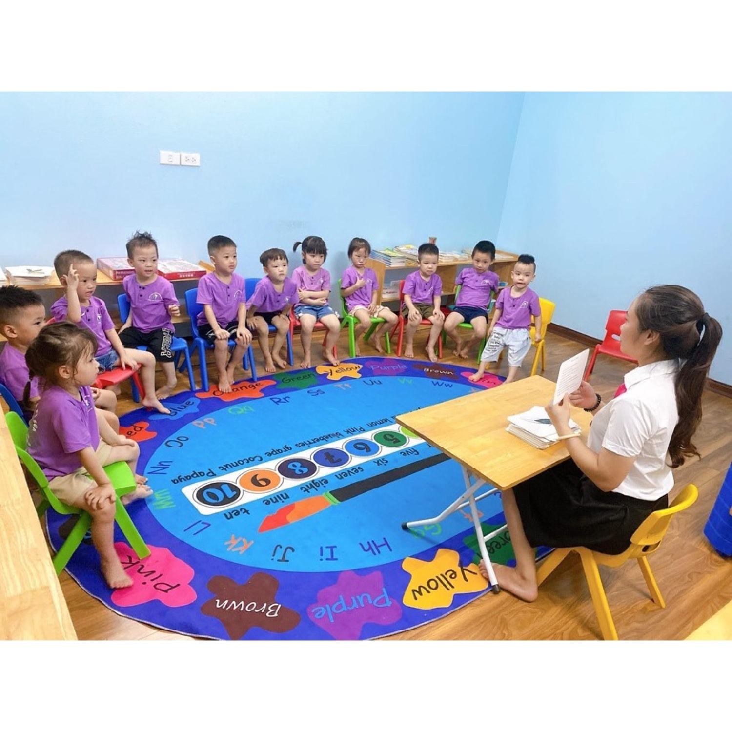 Thảm trải lớp học hoặc trải sàn nhà cho bé chơi.