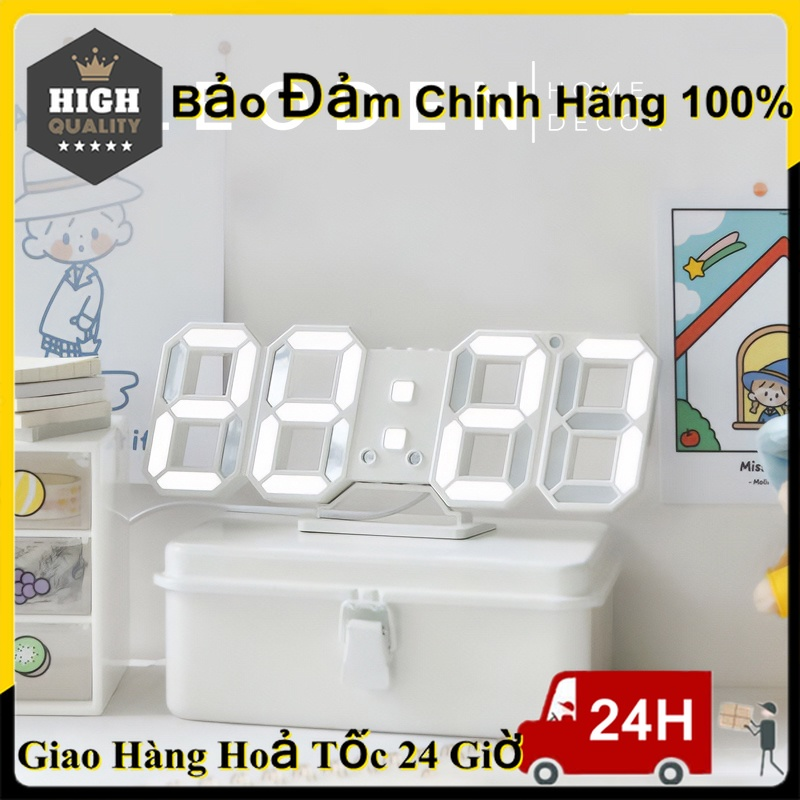 Đồng hồ kỹ thuật số 3d kích hoạt đồng hồ báo thức đồng hồ để bàn đồng hồ thông minh treo tường