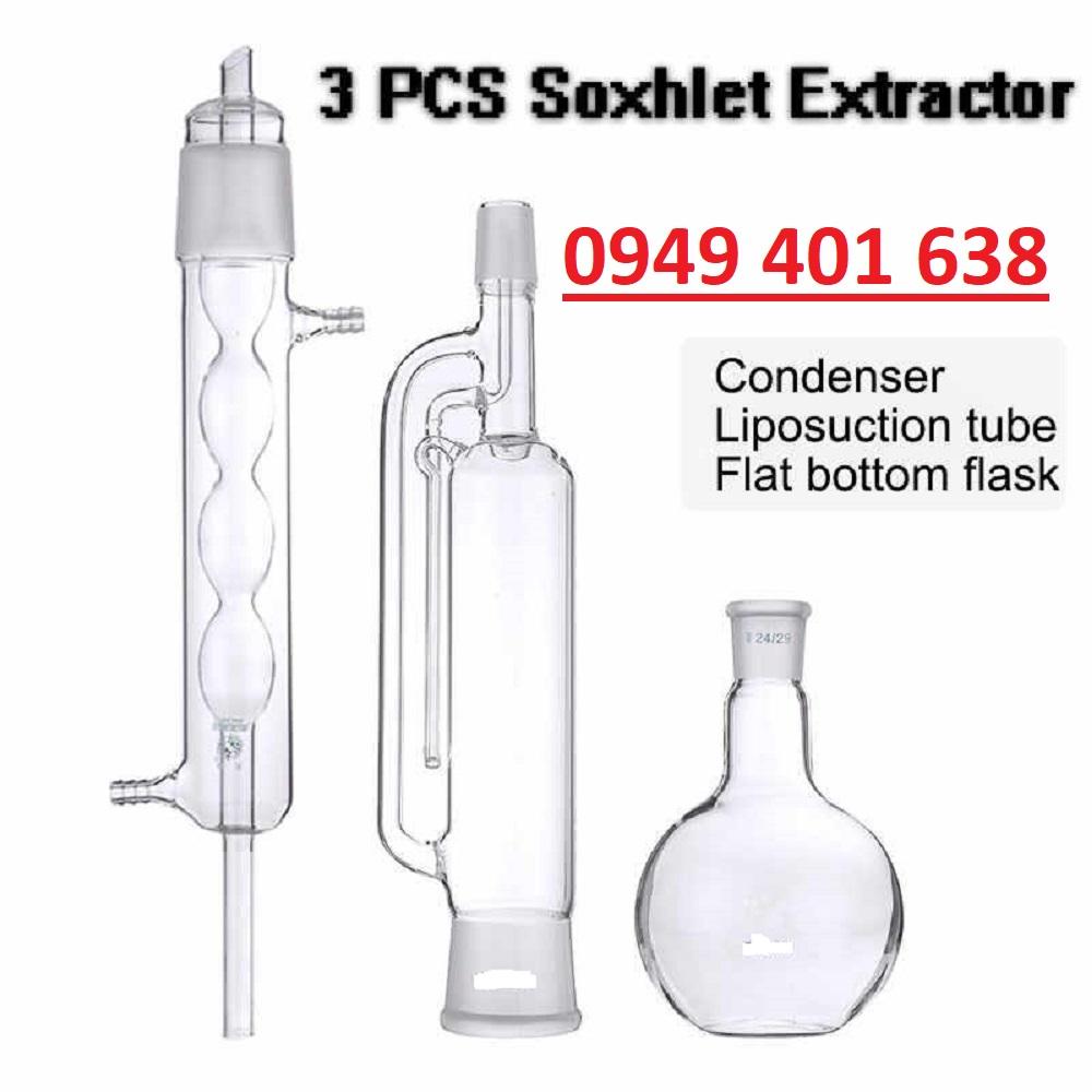 Bộ chưng cất , chiết soxhlet các cỡ