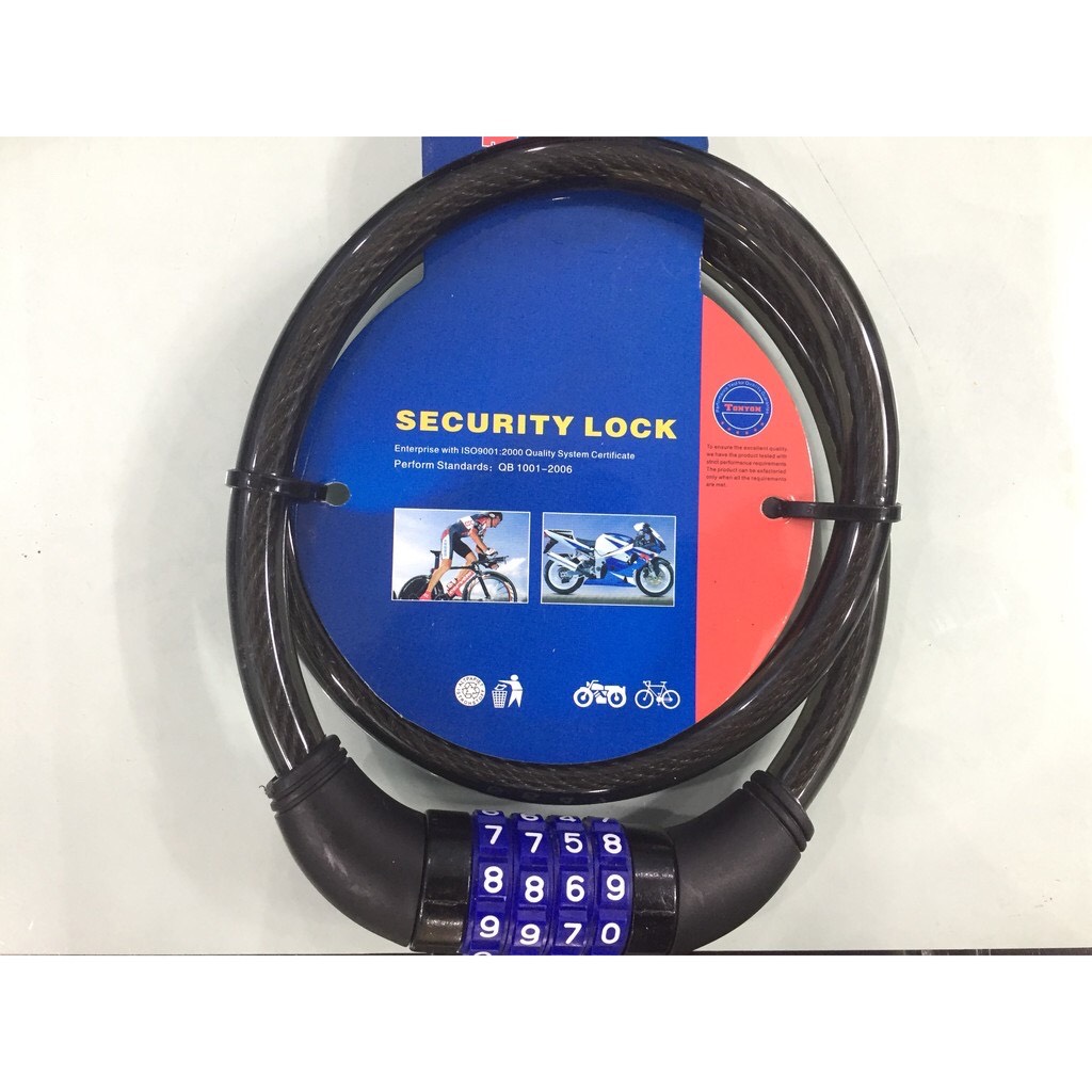 Khoá dây mật mã 4 số
