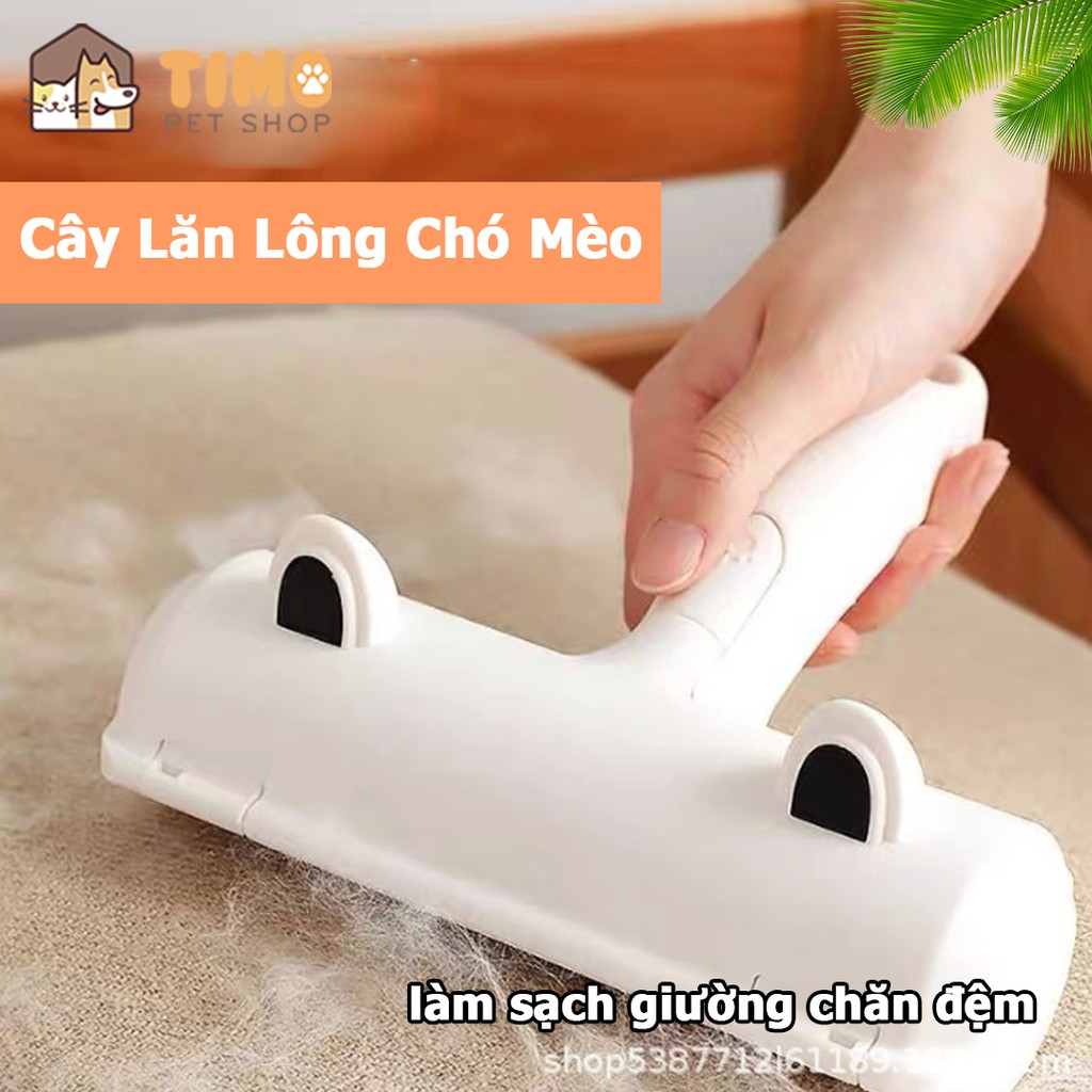 Cây lăn làm sạch hút lông chó mèo - lăn tĩnh điện hút lông thú cưng