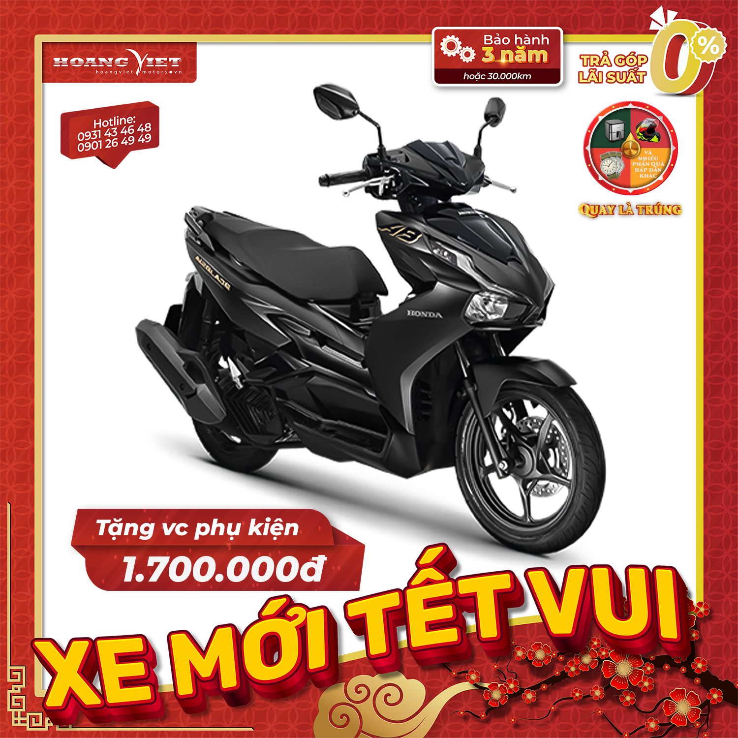 Xe máy Honda Air blade 125cc phiên bản đặc biệt 2023