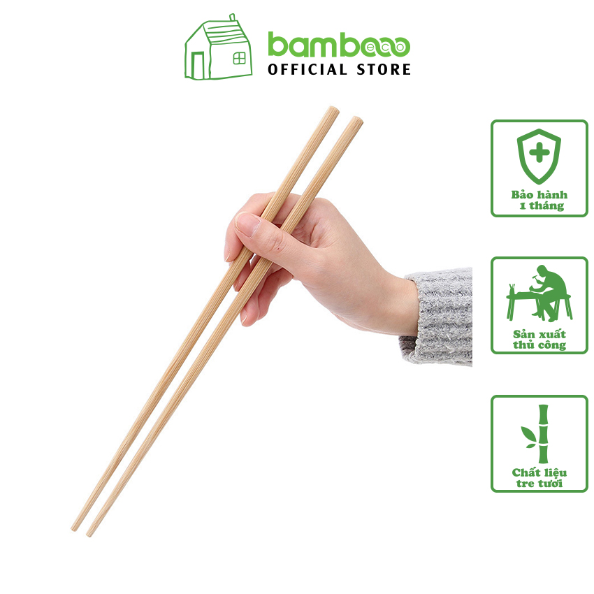 Đũa dài tre cao cấp Bambooo Eco , Phong cách Nhật Bản