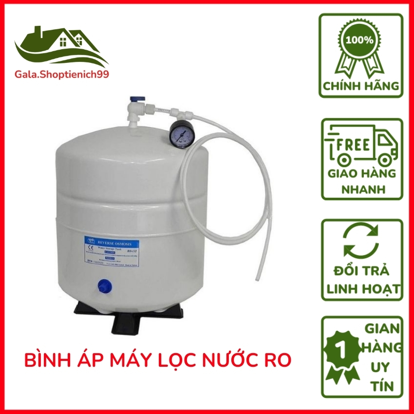 Bình Áp Máy Lọc Nước RO- 132 Nhập Khẩu Cao Cấp Giá Rẻ Lắp Cho Các Loại Máy Lọc RO.