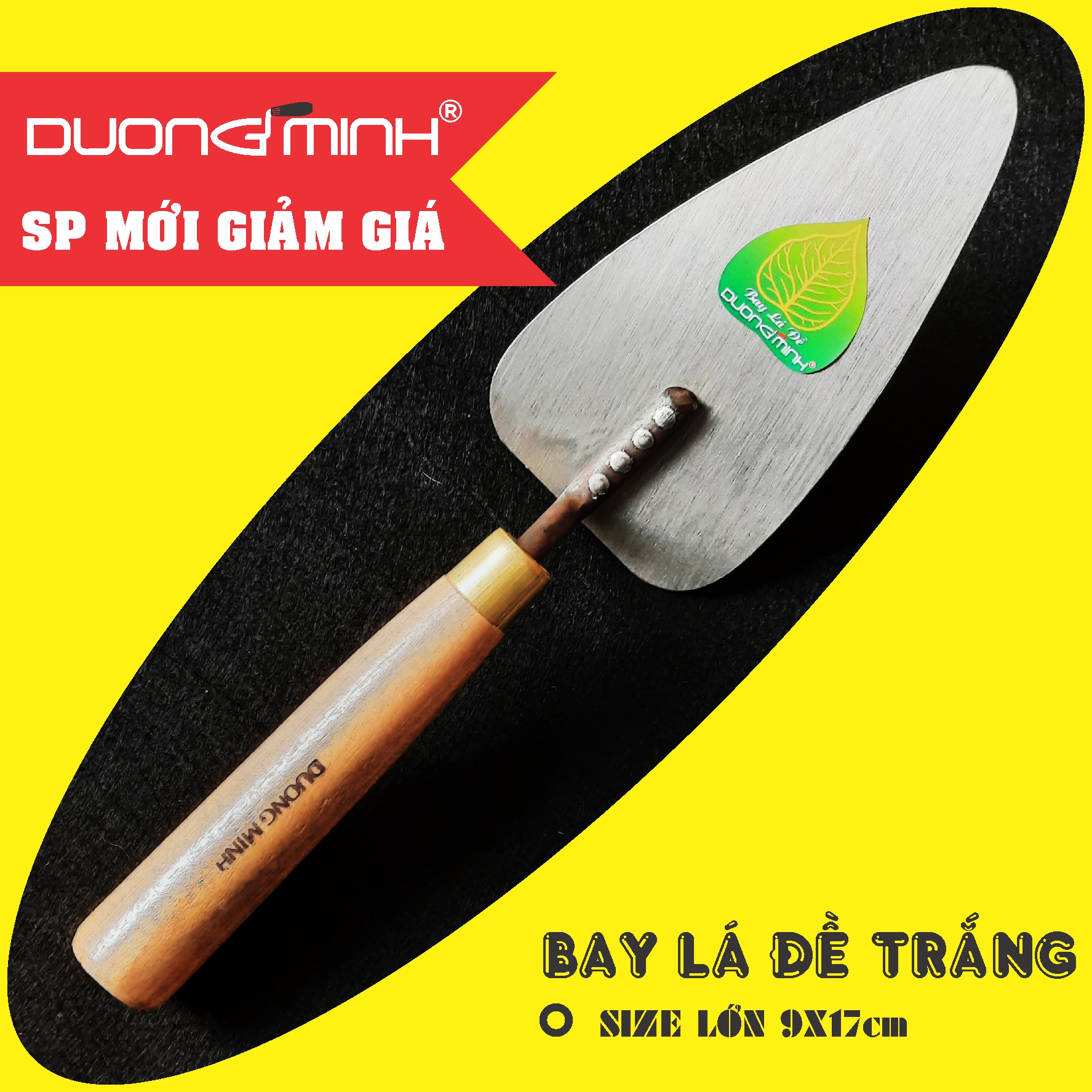 Bay Lá đề Dương Minh, Bay xây dựng thợ hồ thép trắng - Dụng cụ xây dựng cao cấp, dụng cụ làm vườn