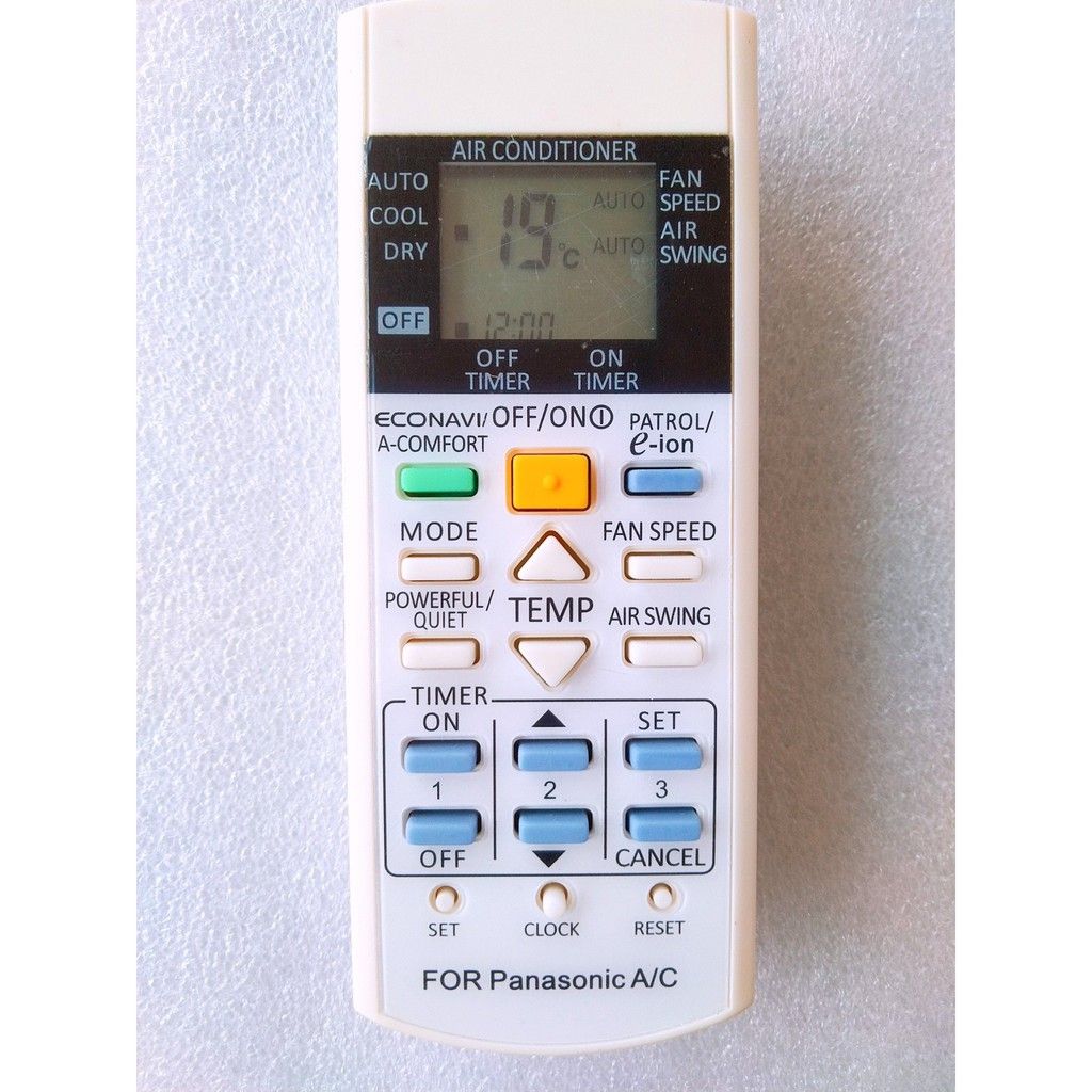 REMOTE ĐIỀU KHIỂN MÁY LẠNH ĐIỀU HÒA PANASONIC eION 4.9