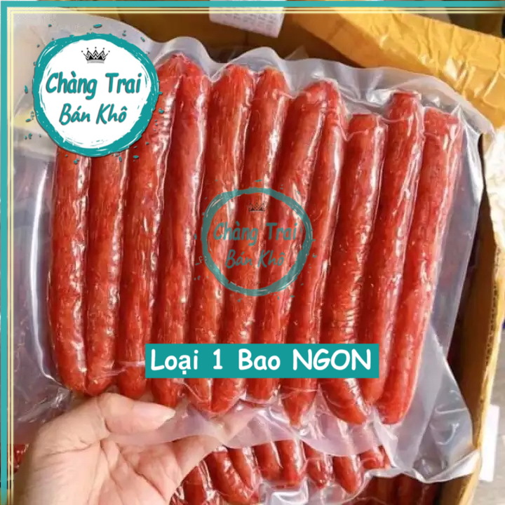 Lạp xưởng tôm tươi, 500gr Lạp Xưởng Tôm (loại dài) - Đặc Sản Sóc Trăng