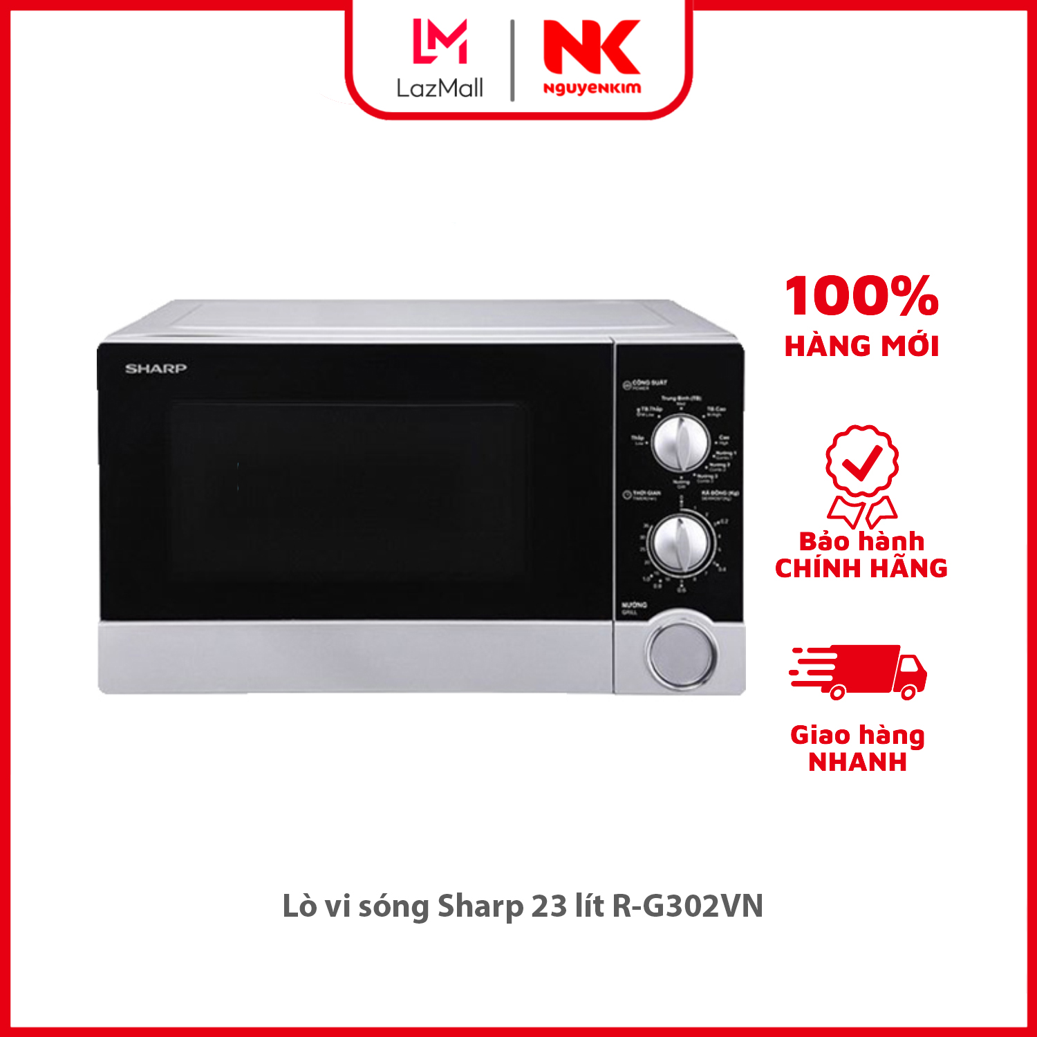 Lò vi sóng sharp 23 lít r-g302vn