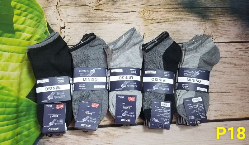 Combo 5 đôi tất vớ nam cổ ngắn miniso nhật cao cấp