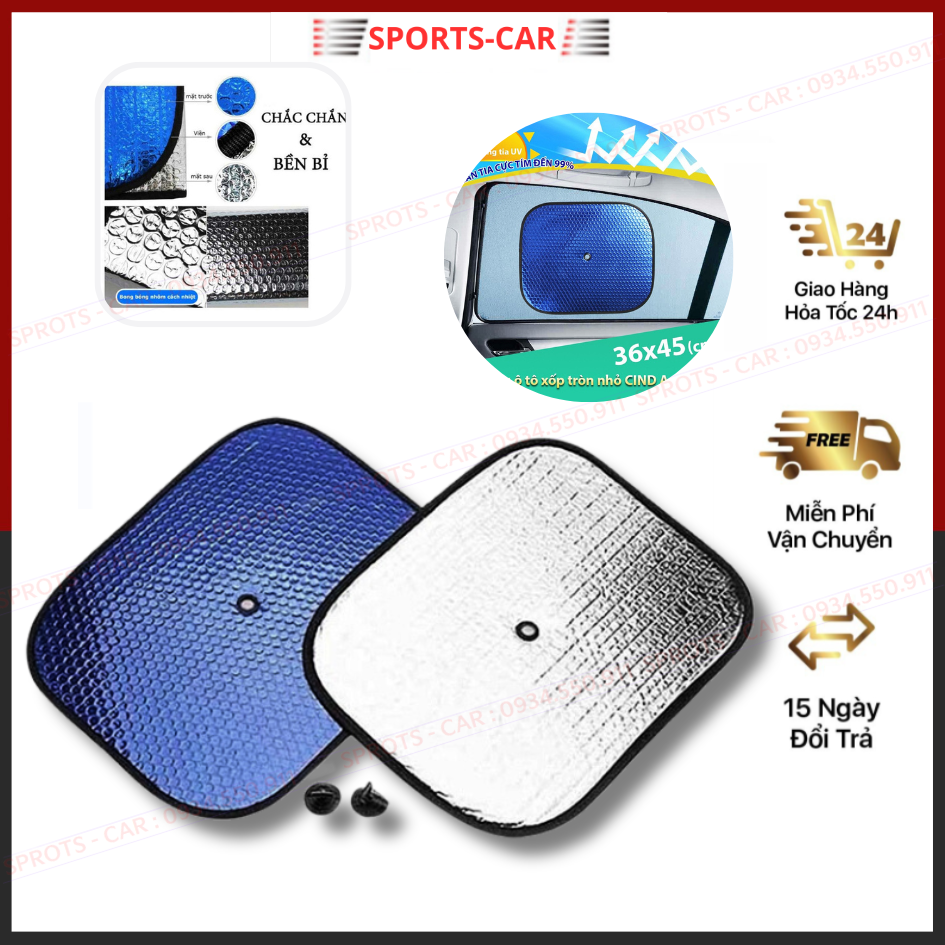 Bộ 2 Tấm Che Nắng ô Tô, Tấm Chắn Nắng Xe Hơi