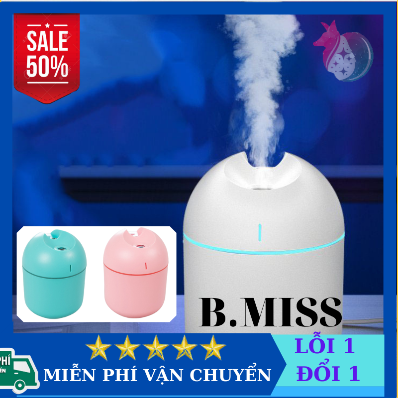 Máy xông tinh dầu mini-khuếch tán tinh dầu- máy phun sương mini 200ml