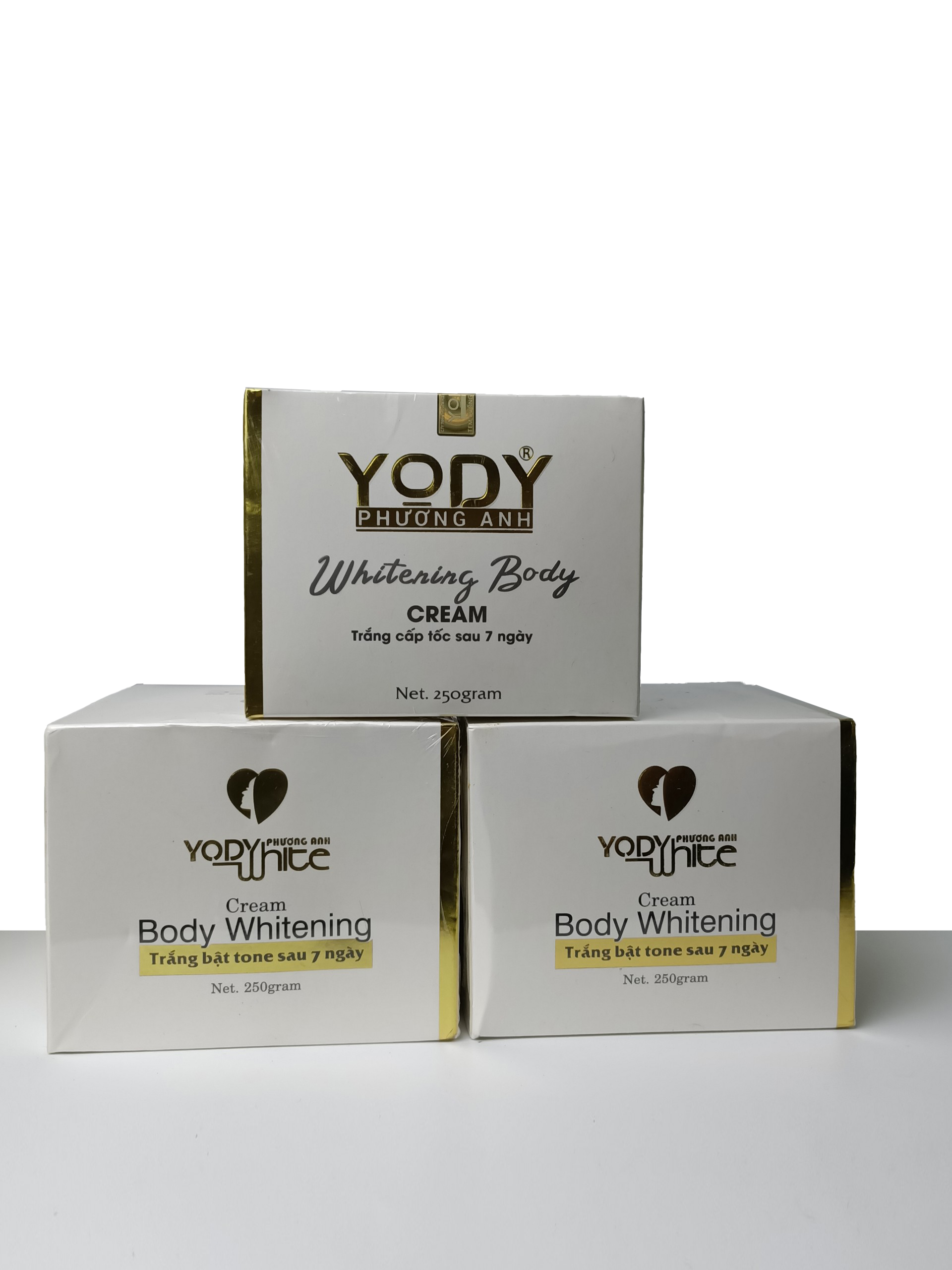 Kem Body trắng bật tone sau 7 ngày Yody White Phương Anh 250gr - Body Whitening Cream