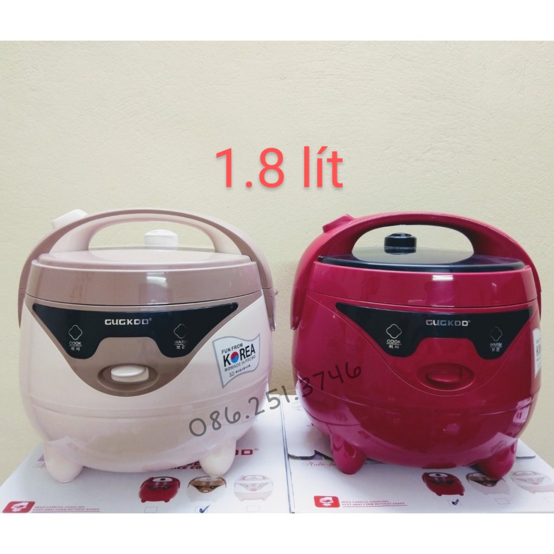 Nồi cơm điện Cuckoo 1.8 lít (4-6 người ăn) kèm xửng hấp