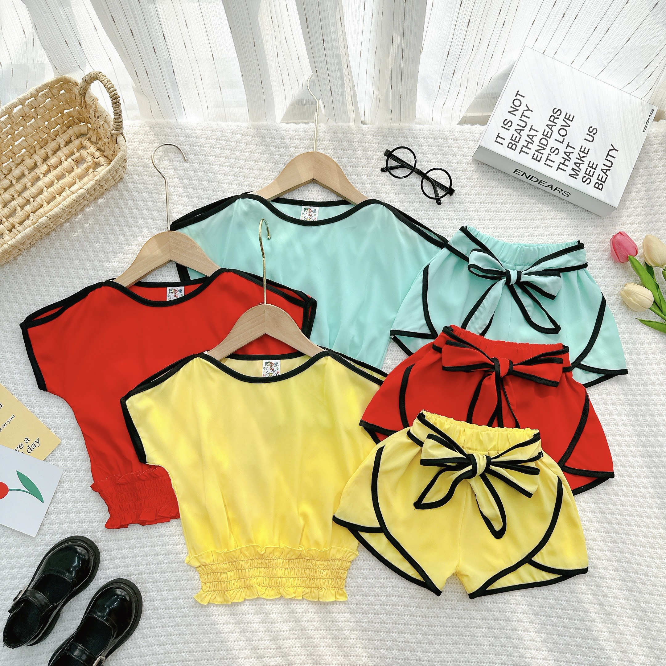 Bộ Von Dánh Xinh Cho Bé Gái 7-22kg -MeGauu