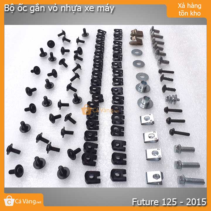 [HCM]Bộ ốc gắn vỏ nhựa xe máy Future 125 - Ốc loại tốt chất lượng