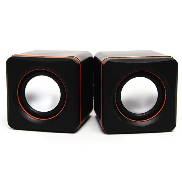 Loa mini xí ngầu speaker 2.0 thiết kế nhỏ gọn, kiểu dáng hiện đại, thời trang sử dụng giắc cắm 3.5mm thông dụng