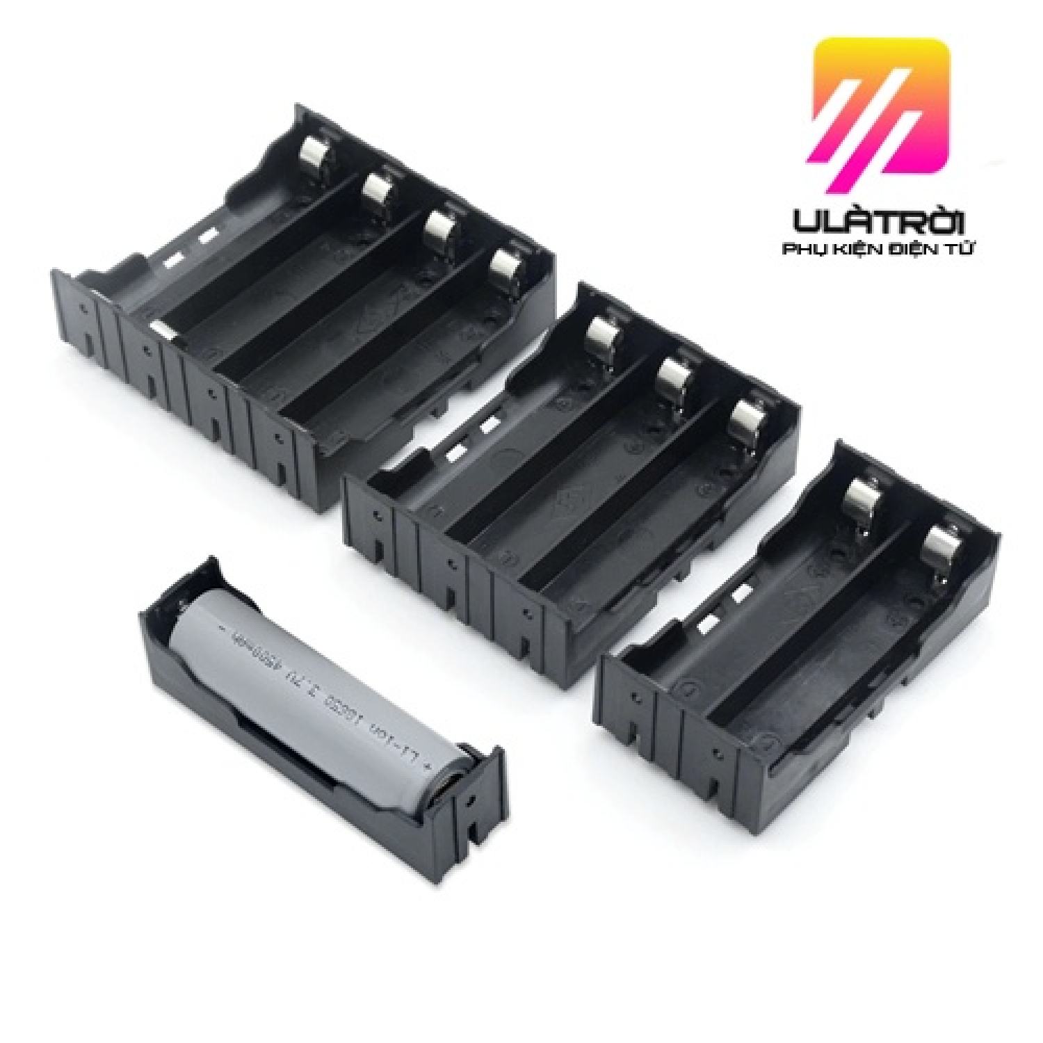 Đế pin 18650 có chân hàn lᴏại 1-4 pin 18650