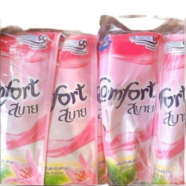 1 gói Nước xả vải Comfort Thái 580ml màu hồng