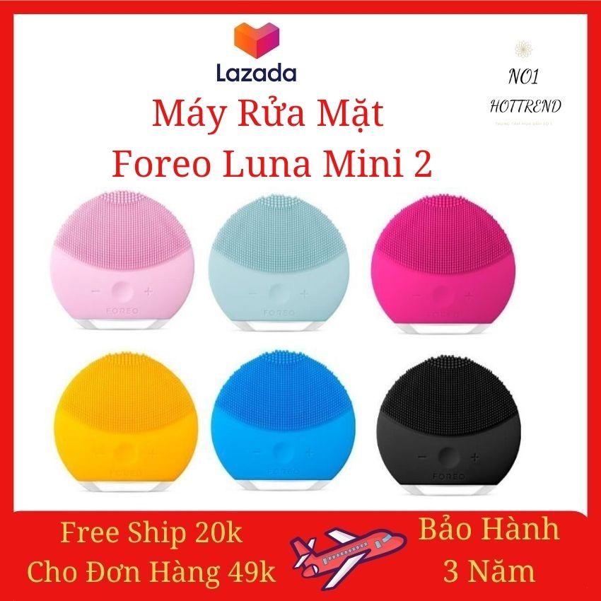Máy rửa mặt mini Freo Luna Mini 2 , Máy làm sạch da mặt , An toàn cho da, Máy làm sạch da tẩy trang thu nhỏ lỗ chân lông, Máy rửa mặt massage , Bảo hành 3 năm , Lỗi 1 đổi 1.