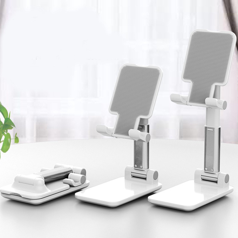 Giá đỡ điện thoại máy tính bảng để bàn, Giá đỡ nhựa ABS để bàn cho điện thoại và ipad, Kệ điện thoại giá điện thoại iPad để bàn có thể gấp gọn