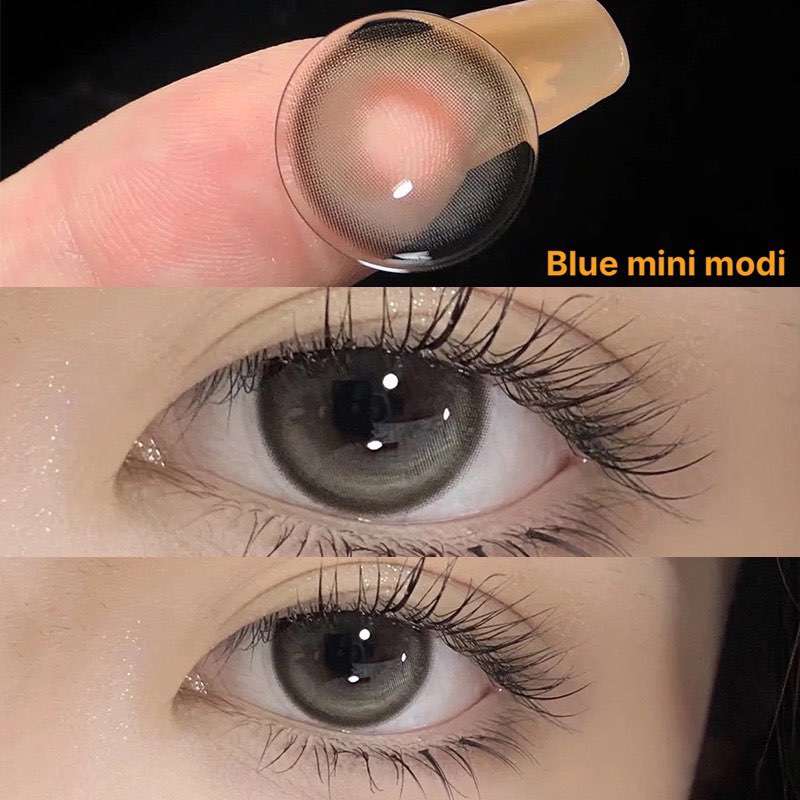 1 đôi Lens Thái mắt màu Blue Mini Modi tự nhiên, cực xinh phong cách Hàn chính hãng, vẻ đẹp ngọt ngào (HSD 1 năm) - Màu như ảnh - Rẻ sập sàn Lazada - Phụ kiện Lens mắt chính hãng Hàn quốc giá rẻ