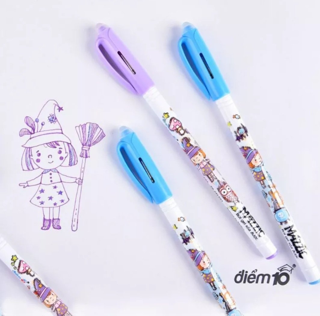 Combo 5 bút gel xoá được điểm 10 - thiên long tp-gel01