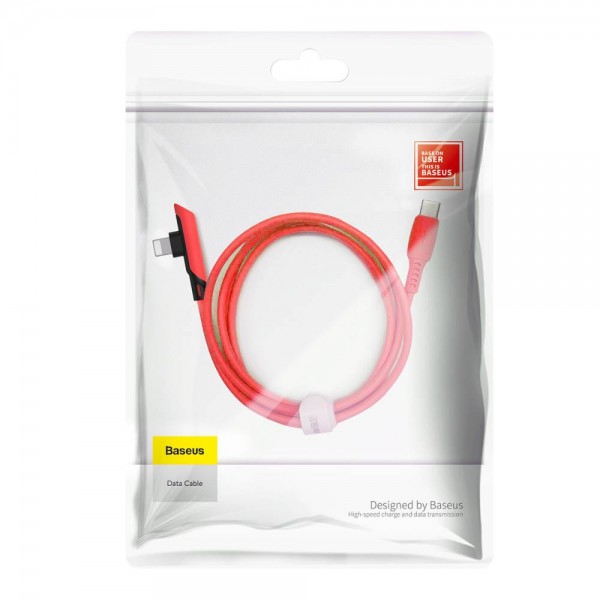 Cáp sạc nhanh PD 18w BASEUS Colourful Elbow 1.2m