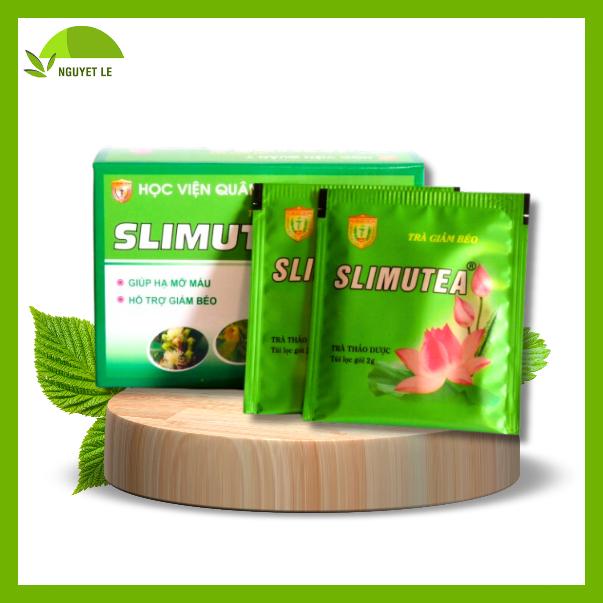 Trà Hỗ Trợ Giảm Cân Slimutea Học Viện Quân Y