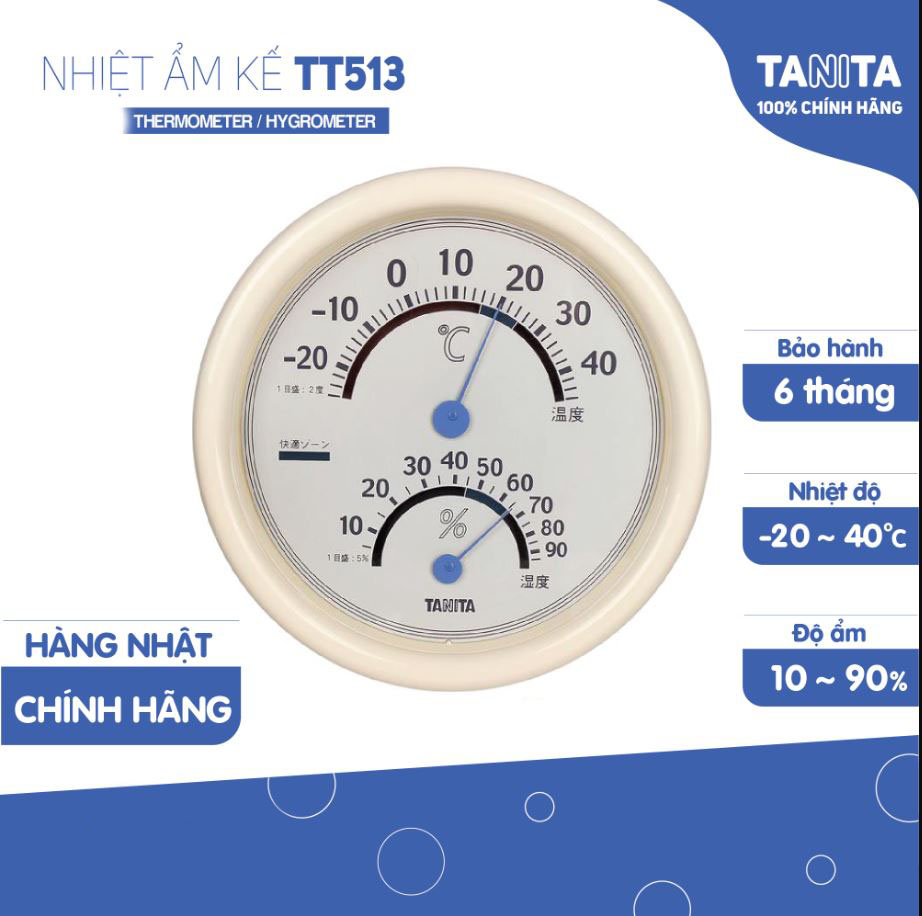 Nhiệt ẩm kế cơ học tanita tt513 nhật bản