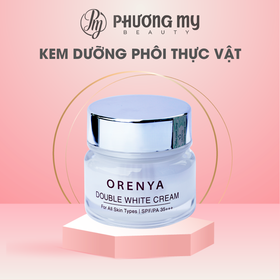 Kem dưỡng da ban ngày Double White Cream Orenya chiết xuất phôi thực vật hũ 30g – PhuongMy Beauty