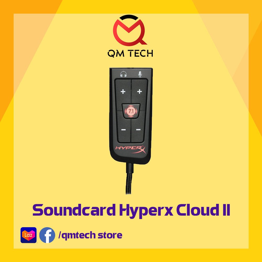 Soundcard âm thanh giả lập 7.1 hyperx cloud ii - qmtechstore