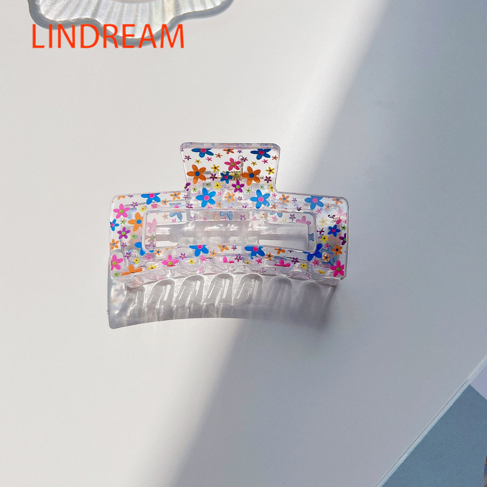 LINDREAM kẹp tóc vuông phụ kiện tóc cho phụ nữ Phiên bản hàn quốc -INTL