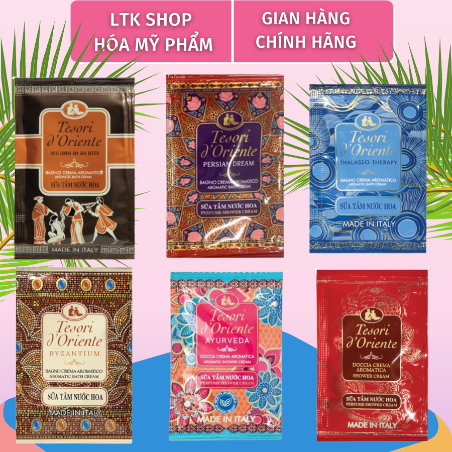 Tesori gói sữa tắm hương nước hoa tesori d’oriente