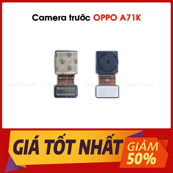 Camera trước điện thoại oppo a71k zin bóc máy