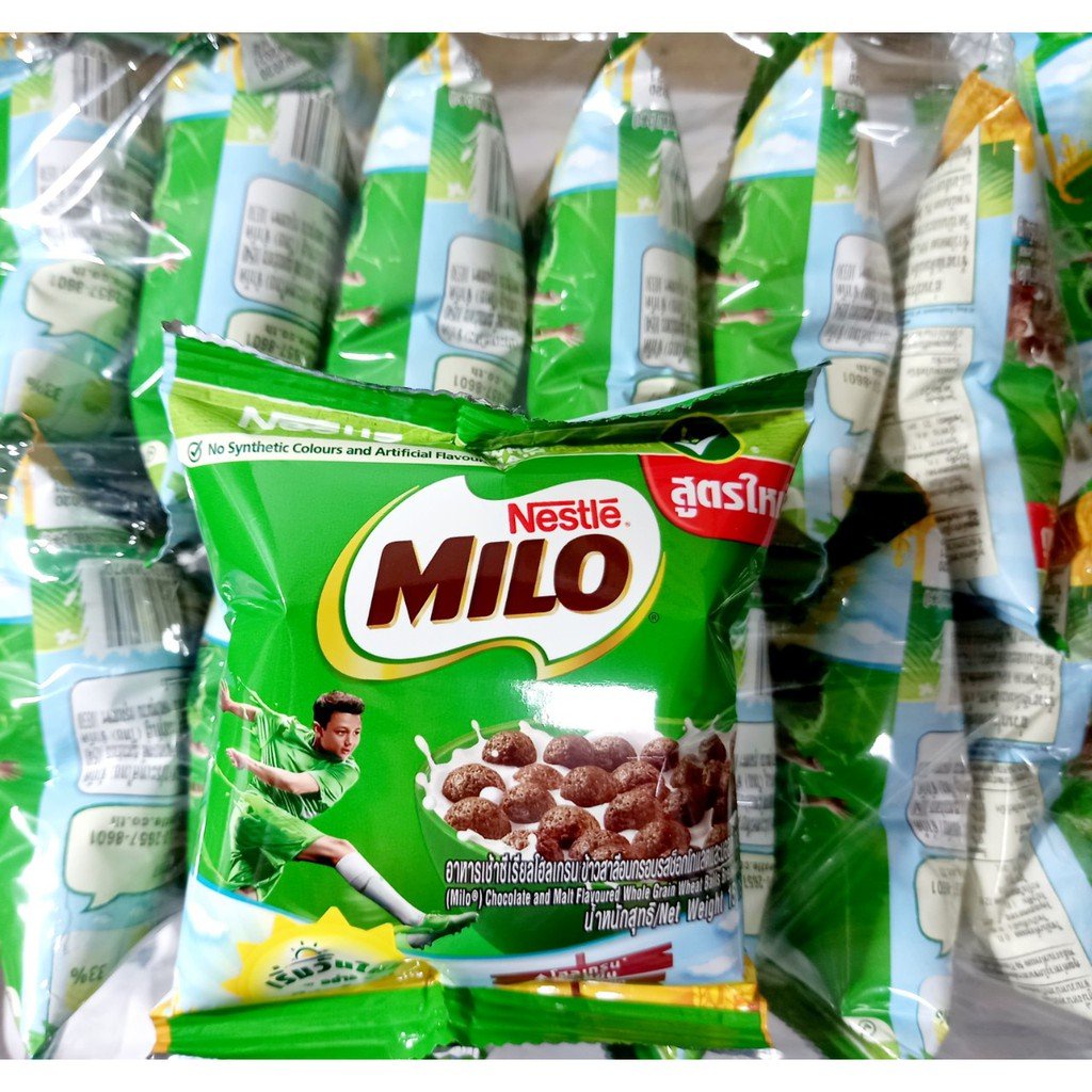 Bánh Snack Nestle Milo Ngũ Cốc Ăn Sáng Lốc 12 gói x 15g