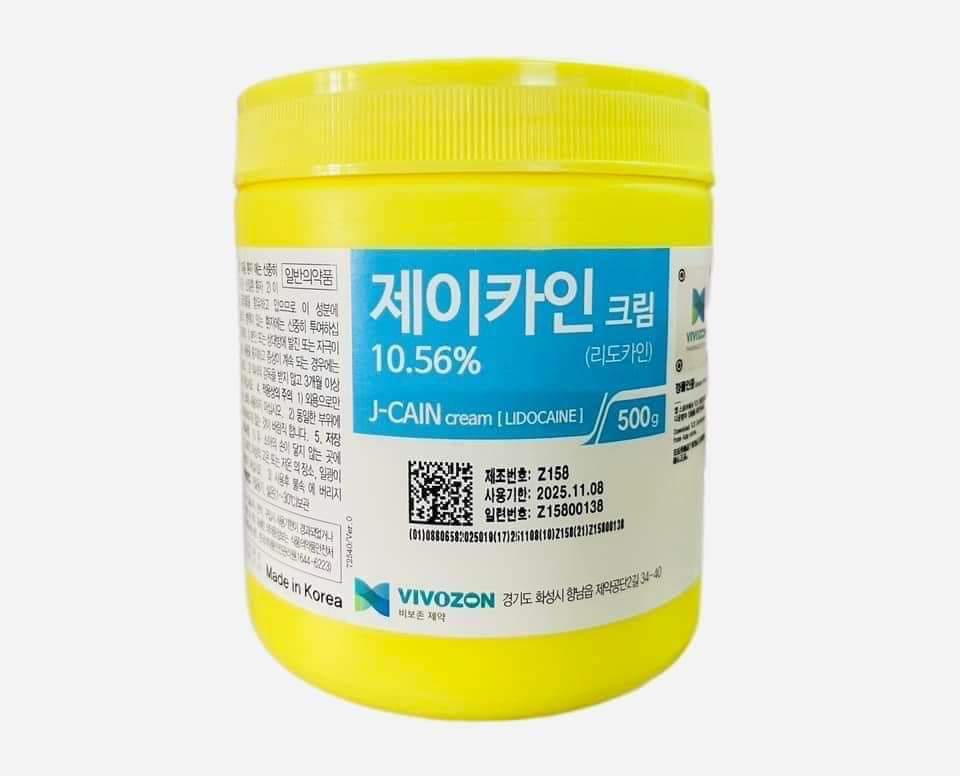 Kem ủ tê j cain 10.56% hàn quốc
