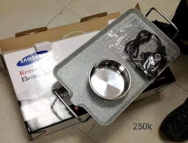 Bếp nướng điện Sam Sung vân đá