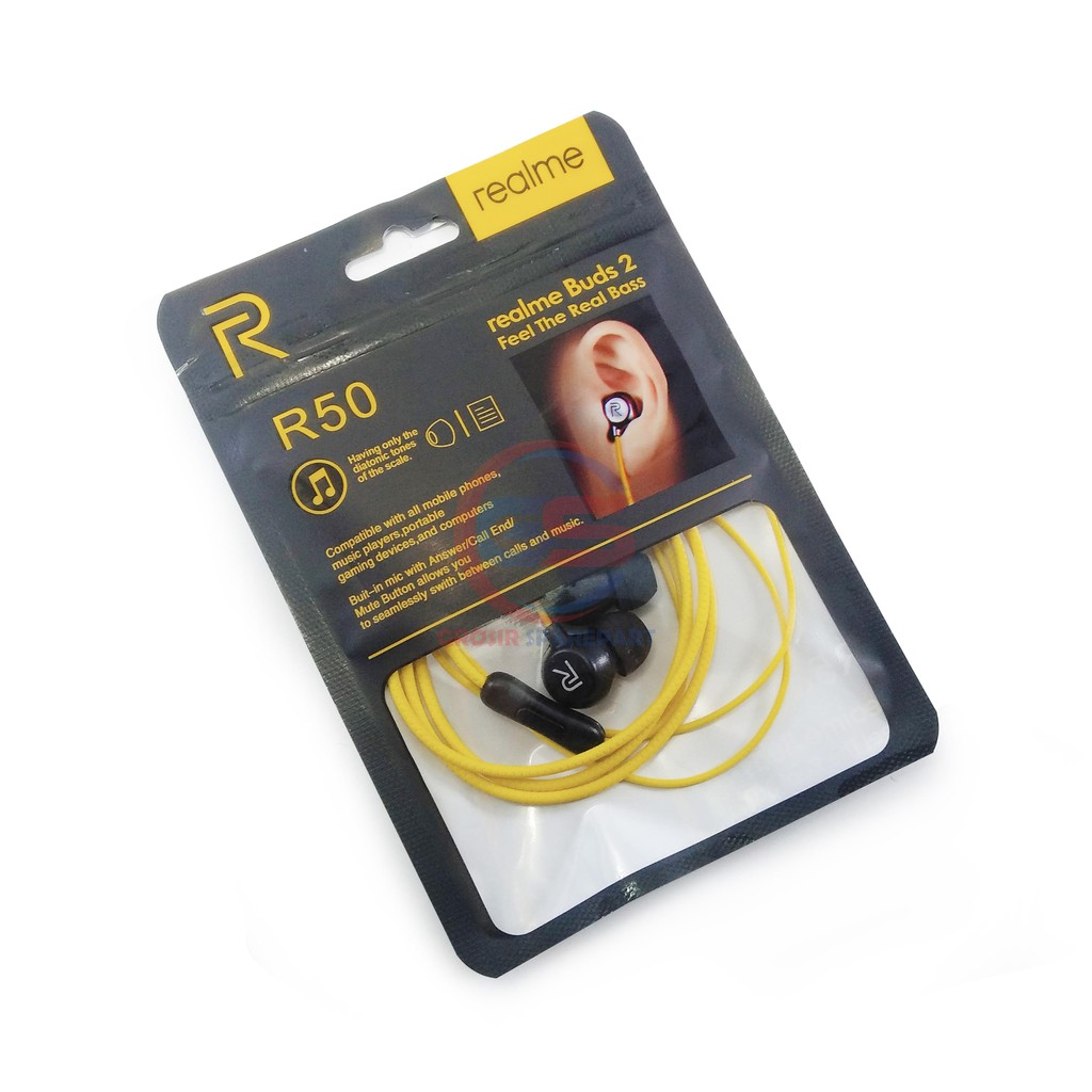 Tai Nghe In-Ear dùng cho oppo Realme R50 Ban Đầu Tai Nghe Dây Từ Dệt Giao Diện 3.5 Mm Cho Điện Thoại Smartphone
