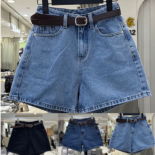  Quần lửng ngố jean nữ lưng sau chun đai chỉnh eo SK1113  không kèm nịt  