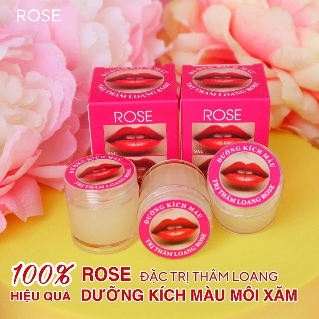 Dưỡng kích màu thâm loang ROSE - Dưỡng kích màu trước và sau khi xăm.
