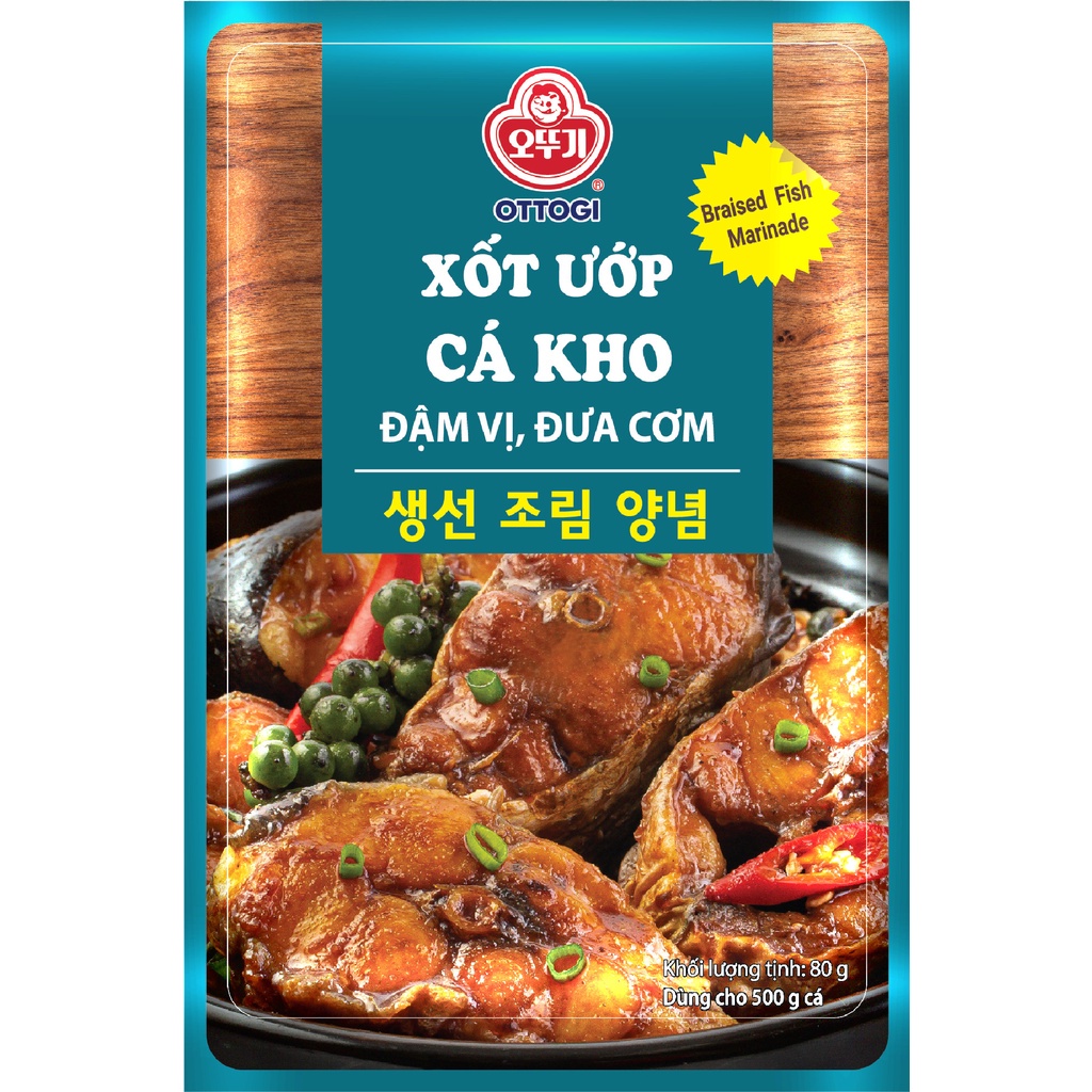 Xốt ướp cá kho ottogi 80g